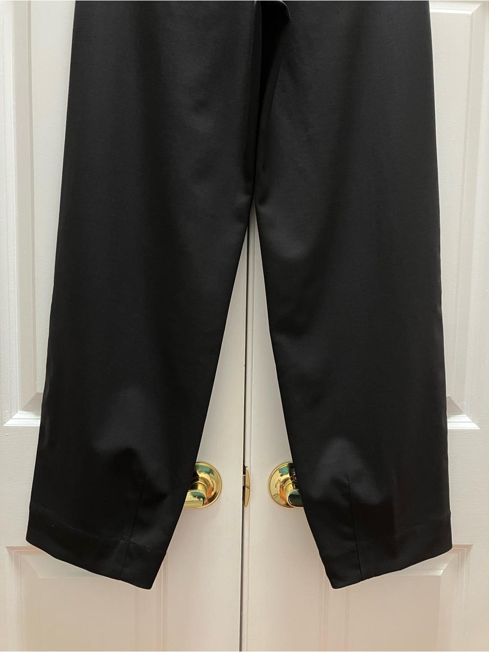 Unbound Merino Women's Merino Travel Pants Barrel Italian Wool Black size Small - Picture 10 of 13